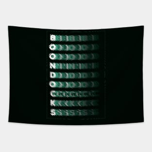 Boondocks Aesthetic Logo Title - Green Tapestry