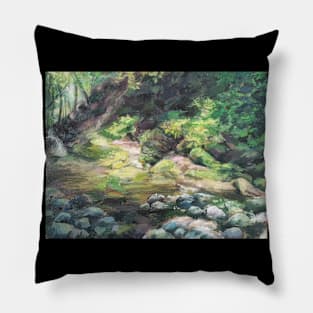 Hideout in the woods Pillow