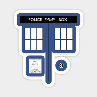 The TARDIS T-shirt Magnet