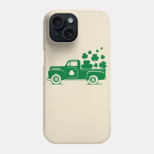 Irish Shamrock Old Truck St. Patrick's Day Phone Case