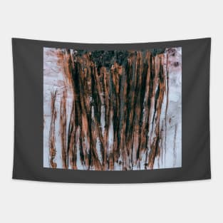 Early walk abstract forest Tapestry