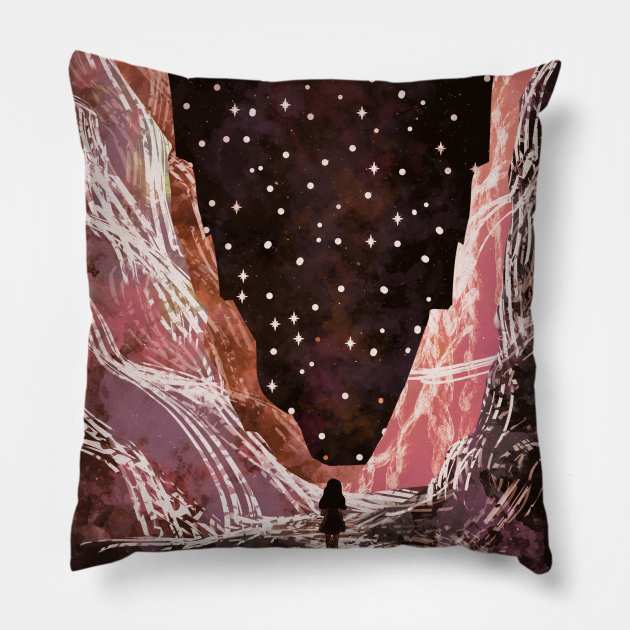 Midnight Walk Pillow by au.berna@live.it