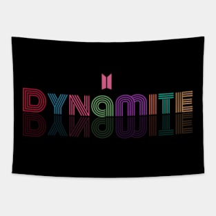 BTS Dynamite Logo Tapestry