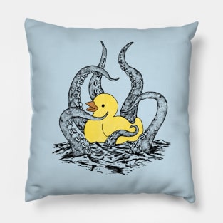 Kraken vs Rubber Duckie Pillow