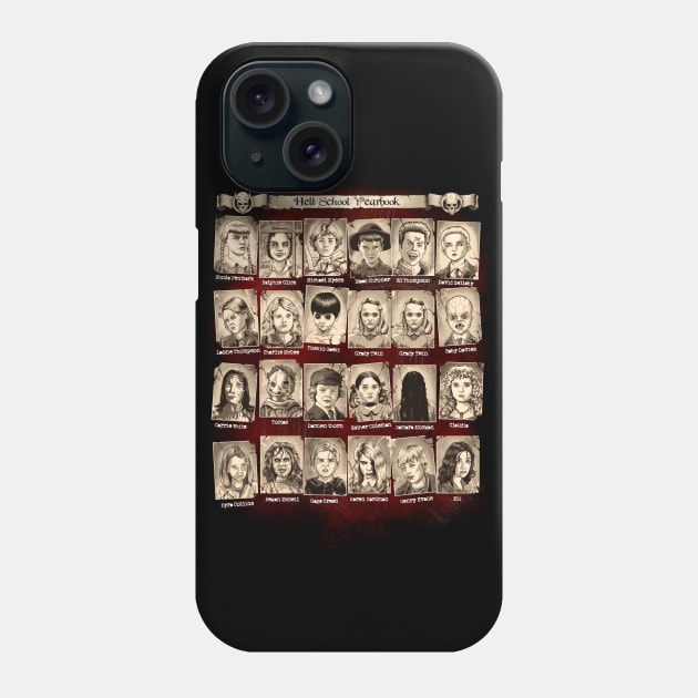 HellSchool Yearbook Phone Case by saqman