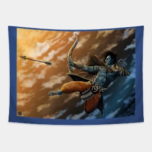 Spirit Of Dussehra Tapestry