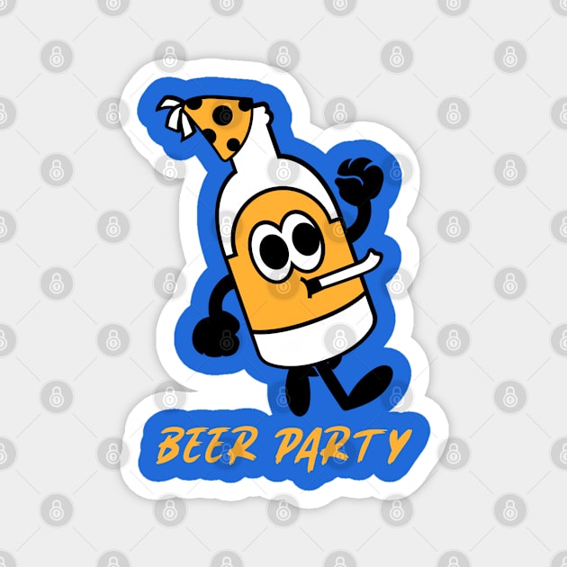 Beer Party Magnet by BeerShirtly01