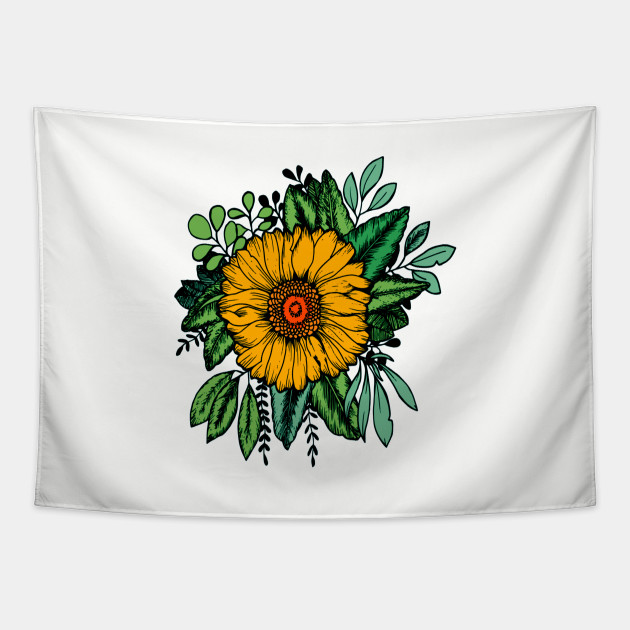 Sunflower Sunflower Lover Gift Tapestry Teepublic