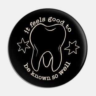 True Blue Tooth Pin