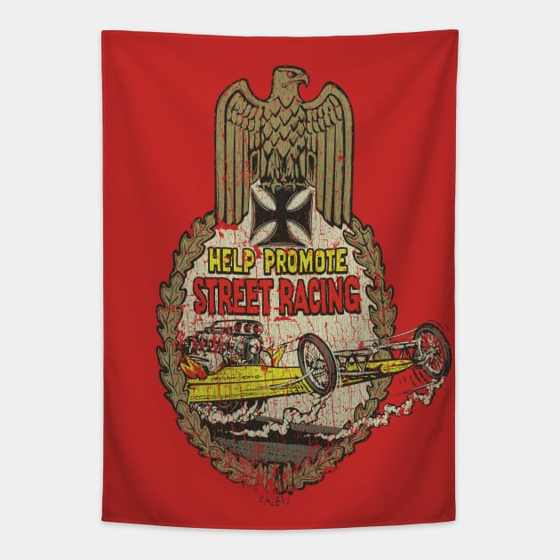 Help Promote Street Racing 1965 Tapestry by JCD666