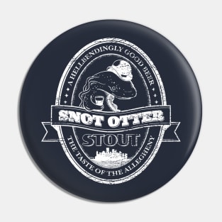 Snot Otter Stout [White Ver.] Pin