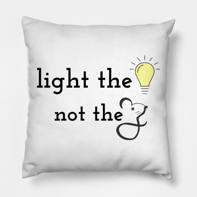 Light the lamp Pillow by ADERIUM