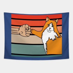 Best Retro Cat Owner Of All Time Tapestry