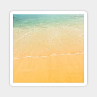 Tropical Beach Water Sand Magnet