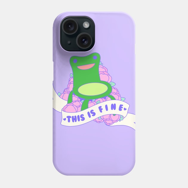 This is f i n e Phone Case by Cosmic Queers