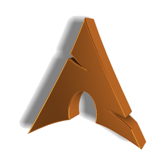Arch linux 3D by MacJoris