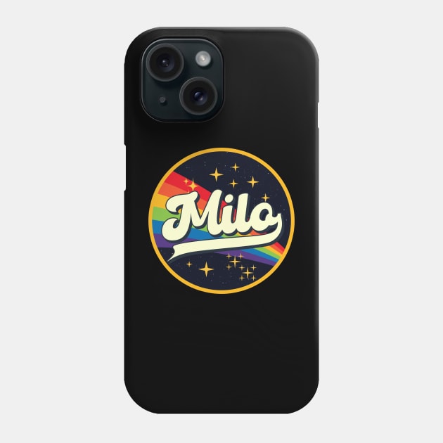 Milo // Rainbow In Space Vintage Style Phone Case by LMW Art