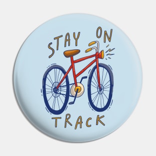 Stay On Track Pin