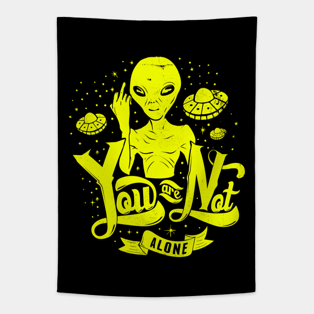 Bright Color Alien Tapestry by Urban_Vintage