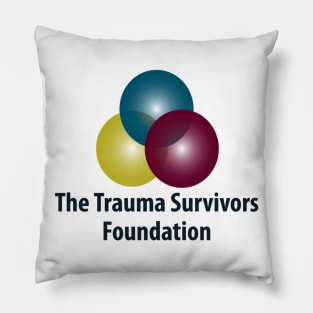 The Trauma Survivors Foundation Logo Pillow