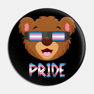 Bear Transgender Flag Lgbt Pin