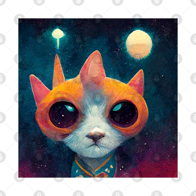 Space Catz Tres by www.TheAiCollective.art