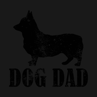 Father's Day T Shirt Corgi Dog Dad Gifts for Dog Lover T-Shirt