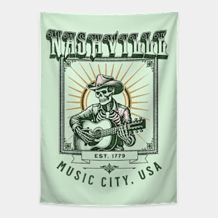 Nashville - Skeleton Cowboy Tapestry