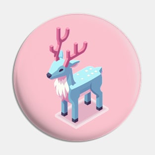 Blue Deer Pin