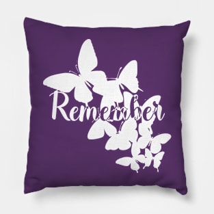 Remember Alzheimer's A Remember For Those Who Cannot Alzheimer's Awareness Dementia wareness Pillow