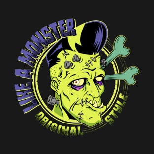 Psychobilly Like a Monster T-Shirt