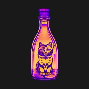 cat in bottle T-Shirt