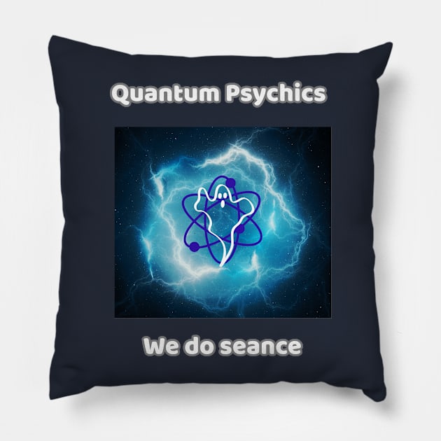 Quantum Psychics Pillow by Rattykins