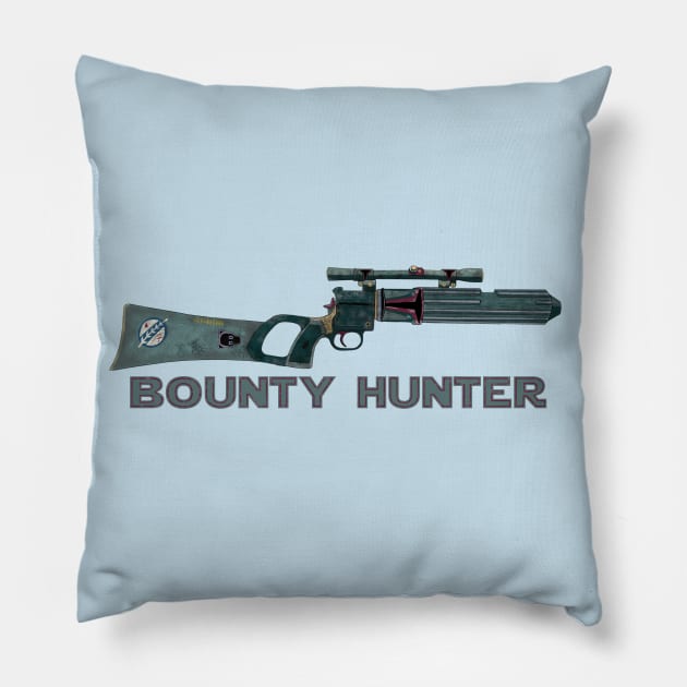 Bounty Hunter Pillow by DistractedGeek