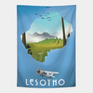 Lesotho Map Tapestry