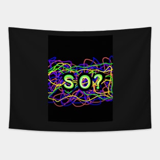 SO? (Rainbow) Tapestry