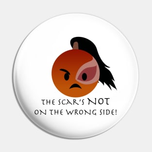 Angry Zuko emoji 2 "The scar's NOT on the wrong side!" Pin