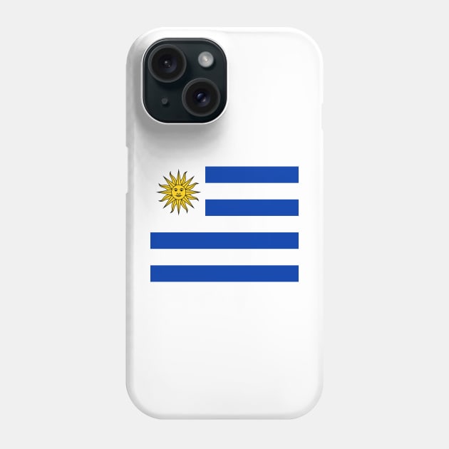 Uruguay flag Phone Case by flag for all