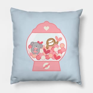 Cute Sloth Koala Gumball Machine Pillow