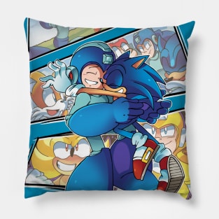 World's Collide Pillow