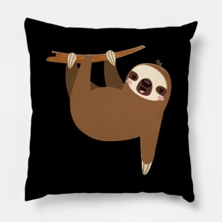 Funny Sloth T-shirt Pillow