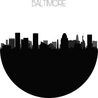 Baltimore Skyline Magnet