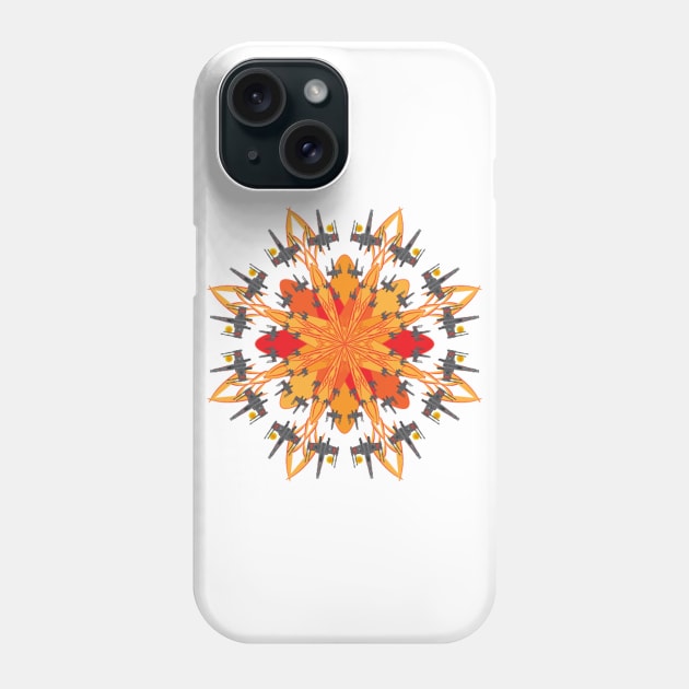 Mandala Wars Phone Case by chwbcc