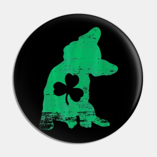 French Bulldog Shamrock St Patricks Day Frenchie Dog Lover Pin