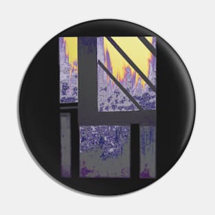 Lavender Cityscape frosty evening Pin