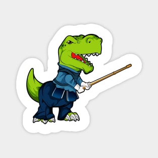 Cartoon TREX doing Kendo Magnet