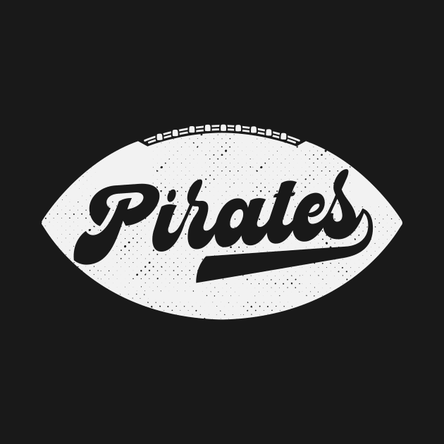 Retro Pirates Football by SLAG_Creative