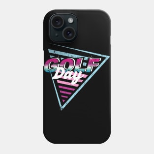 the golf day retro Phone Case