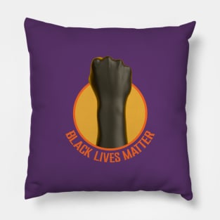 black lives matter Revolution fist Pillow