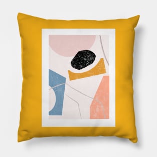 February Abstract Pillow